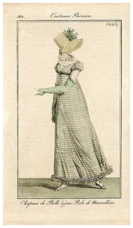 1812 Regency French Fashion Plate
