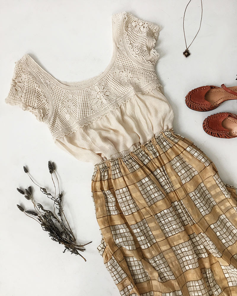 Vintage Outfit Ideas: Crochet in the Country