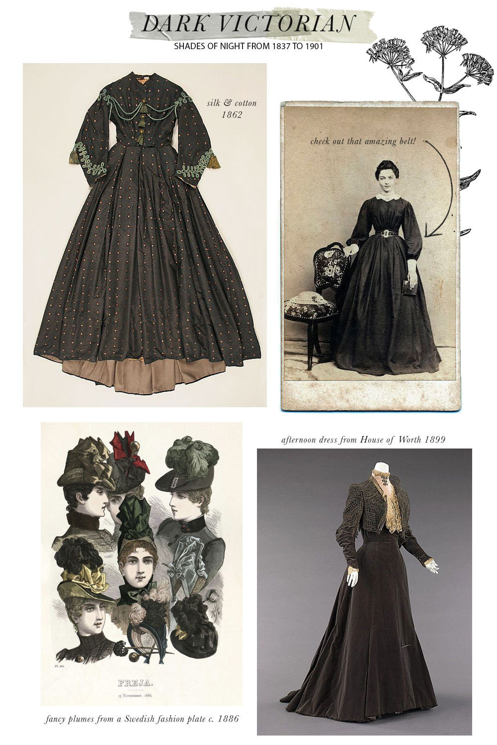 Dark Victorian Vintage Style Inspiration