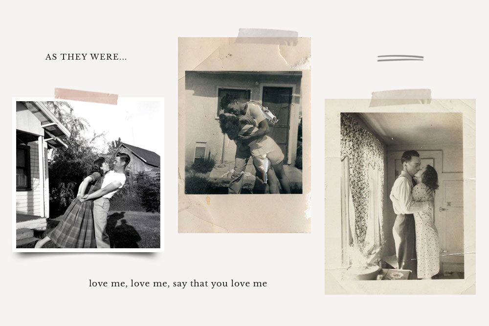 L'Amour: Found Vintage Photos & Your First Kiss