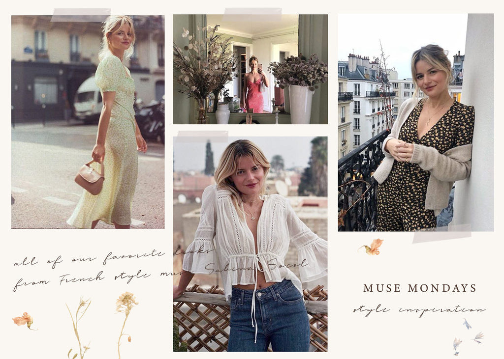 Feminine and TimelessOutfit Inspiration from French Style Muse Sabina Socol