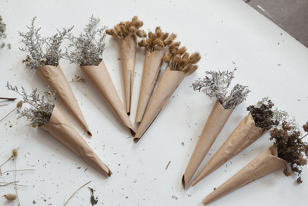 DIY Flower Cones - A Reminder To Take Time for Simple Pleasures