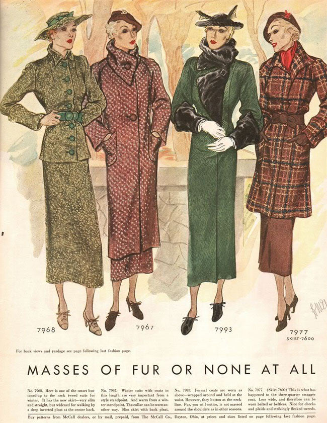 Dressing for Autumn in 1934