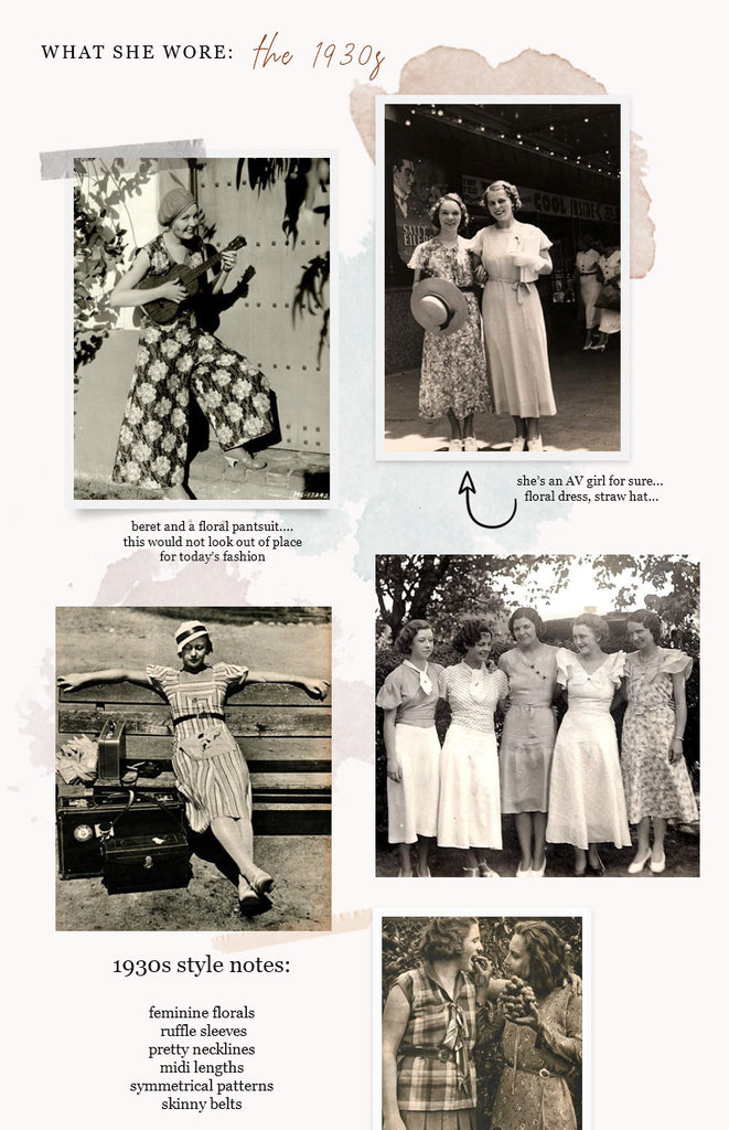 Vintage Fashion and Style Inspiration from the 1930s