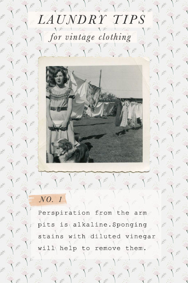 Vintage Laundry Tips from Adored Vintage