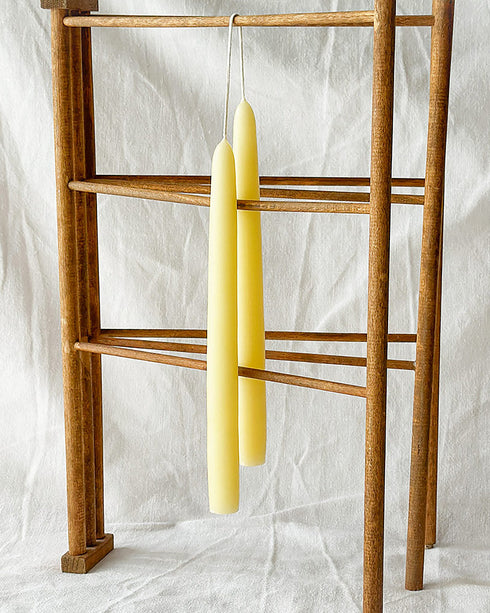 10" Taper Candles - Parchment