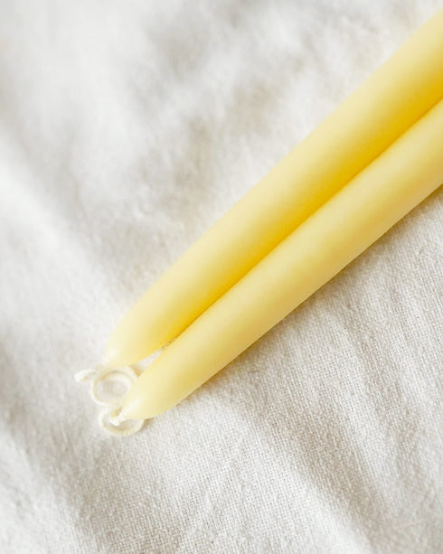 10" Taper Candles - Parchment