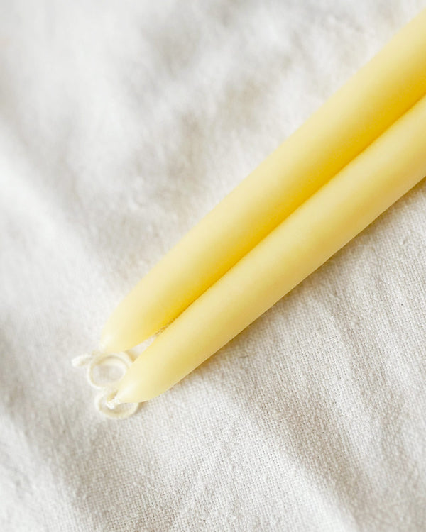 10" Taper Candles - Parchment