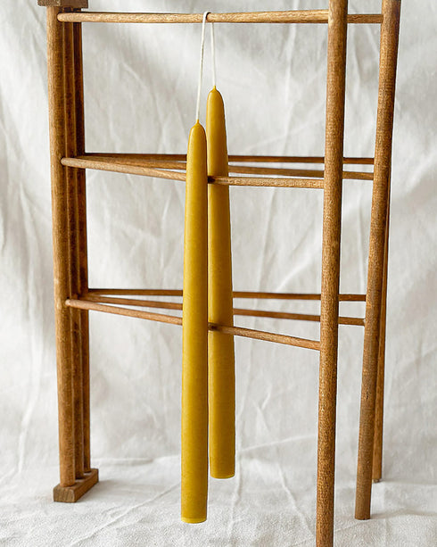 12" Taper Candles - Harvest Gold