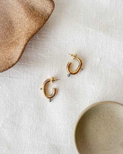 Alsace C-Hoop Earrings