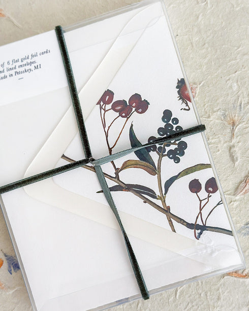 Winter Birds Stationery Set