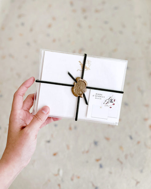 Winter Birds Stationery Set