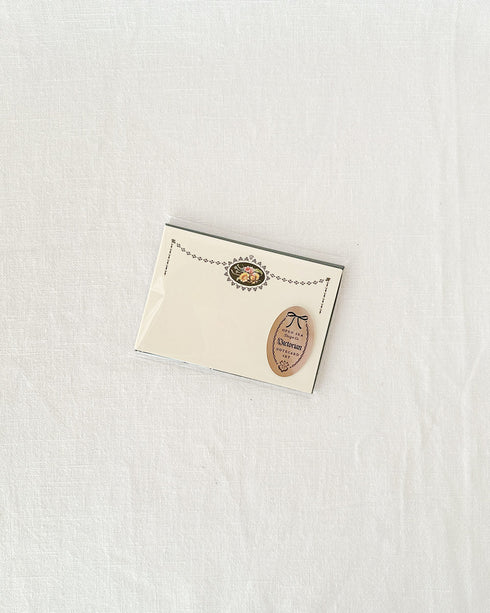 Black Bouquet Notecard Set