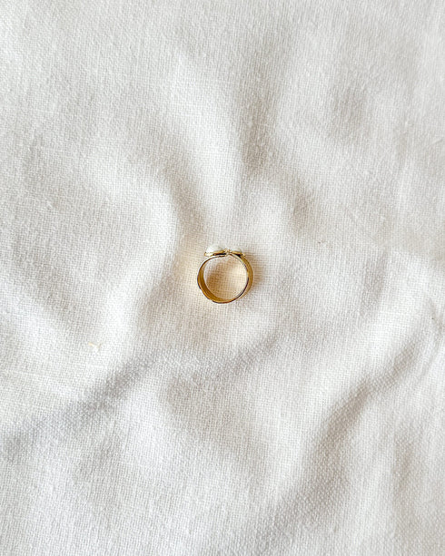 Chœur Abstract Pearl Ring