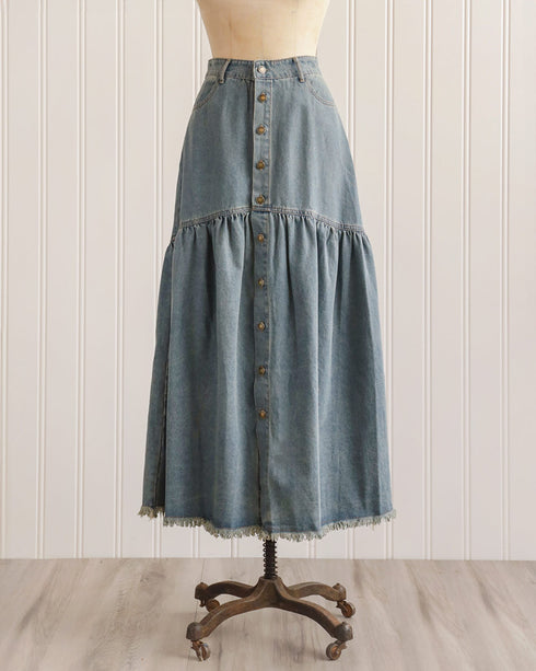 Modern Frontier Denim Skirt