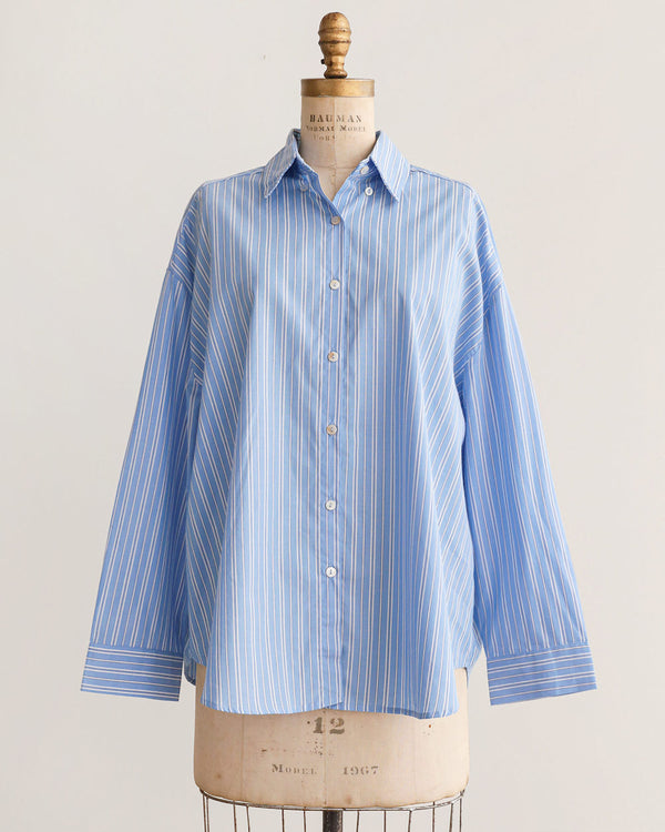 Oxford Striped Button-Up