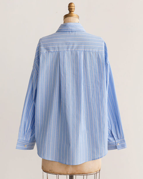 Oxford Striped Button-Up