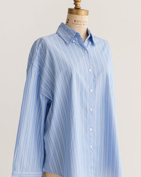 Oxford Striped Button-Up