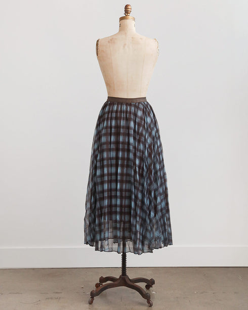 Gillian Plaid Skirt