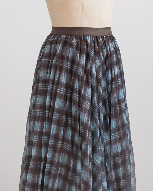 Gillian Plaid Skirt