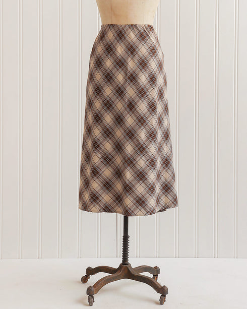Book Fair Plaid Skirt