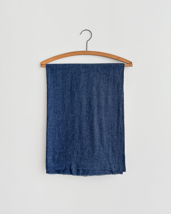 Winter's Tale Cashmere Scarf - Navy
