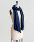 Winter's Tale Cashmere Scarf - Navy