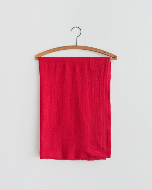 Winter's Tale Cashmere Scarf - Red