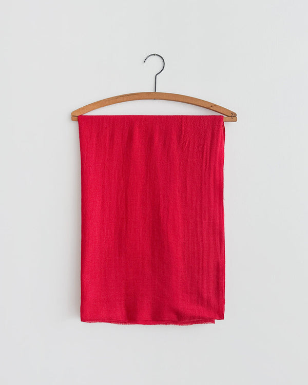 Winter's Tale Cashmere Scarf - Red
