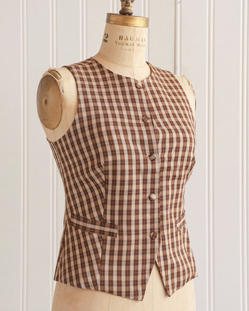Dronghan Plaid Vest