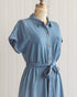 Leith Chambray Shirt Dress