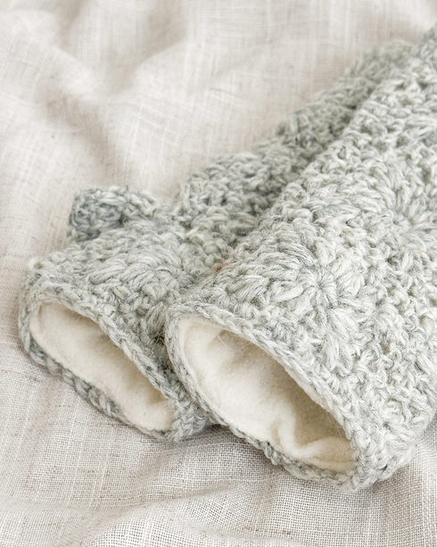 Morven Wool Gloves - Grey