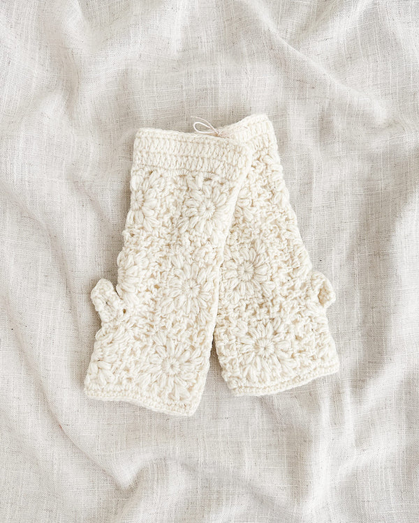 Morven Wool Gloves - Cream