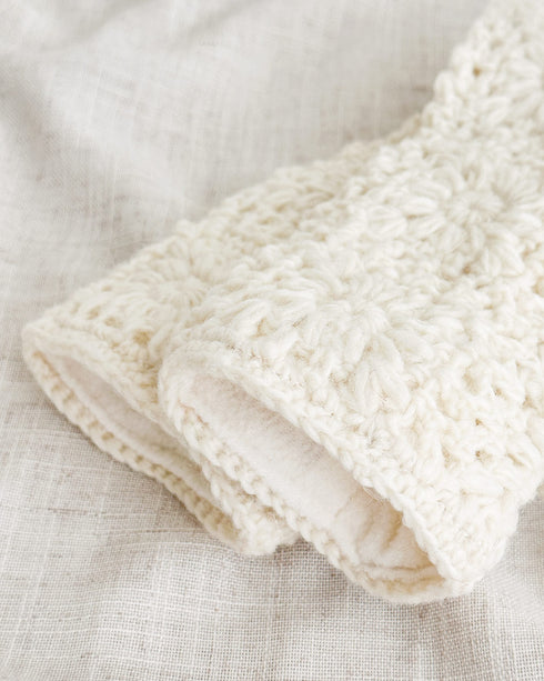 Morven Wool Gloves - Cream