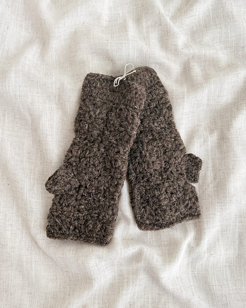 Morven Wool Gloves - Brown