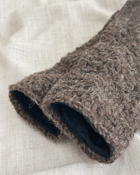 Morven Wool Gloves - Brown
