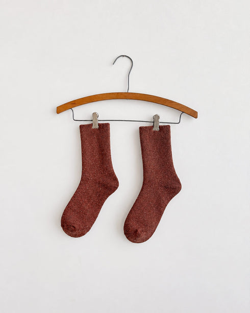 Soft Landing Socks - Terracotta