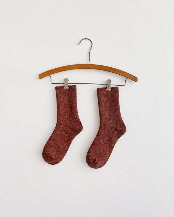 Soft Landing Socks - Terracotta