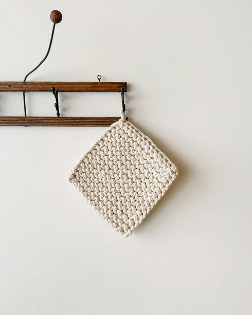 Crochet Trivet - Natural