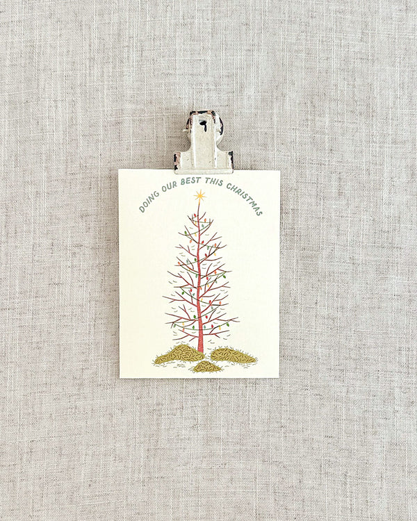 Doing Our Best Christmas Card