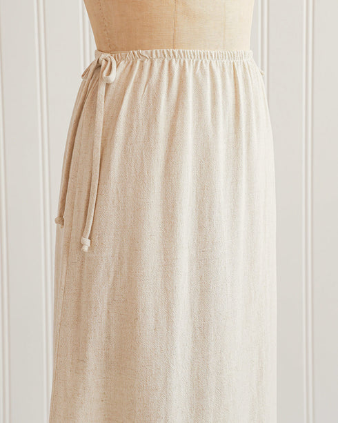 Geddes Midi Skirt - Natural