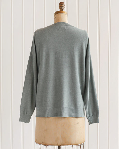Anglian Fog Knit Top