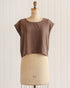 Riley Linen Top - Brown
