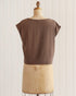 Riley Linen Top - Brown