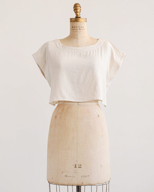 Carmaux Linen Top