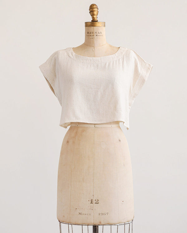 Carmaux Linen Top