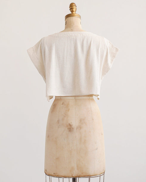 Carmaux Linen Top