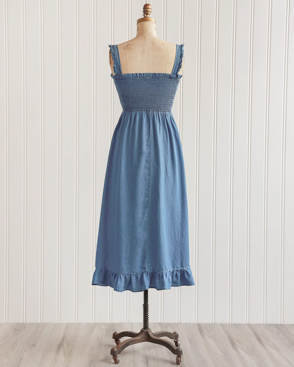 NOT SO ORDINARY WOVEN MIDI DRESS