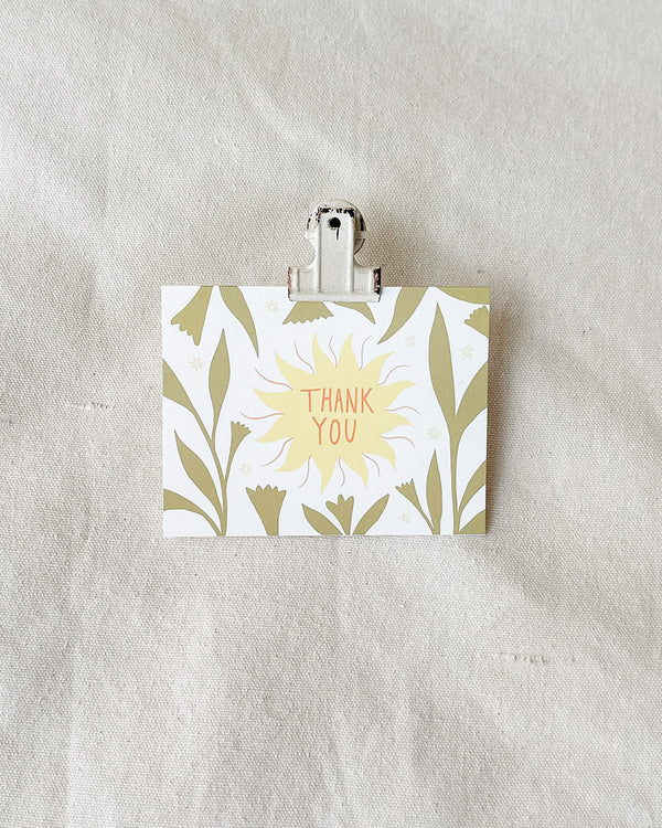 Sunshine Thank You Card