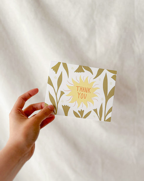 Sunshine Thank You Card